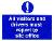 All visitors and drivers must report to site office