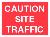 CAUTION SITE TRAFFIC