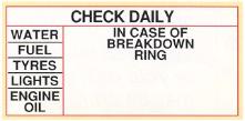 Check daily