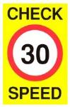 Check Speed 30 mph