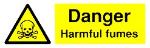 Danger Harmful fumes