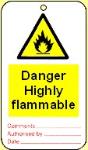 Danger Highly flammable
