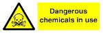 Dangerous chemicals in use