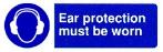 Ear protection must be worn