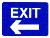 exit left arrow