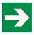 Fire escape arrow / Tactile