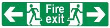 FIRE EXIT left right