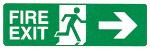 FIRE EXIT right