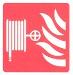 Fire hose pictogram