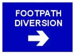 FOOTPATH DIVERSION (Right)