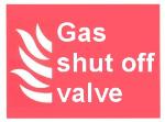 Gas shut off valve