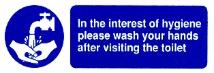 In the interest of hygiene