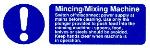 Mincing mixing machine
