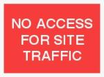 NO ACCESS FOR SITE TRAFFIC