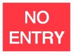 NO ENTRY