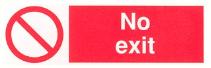 No exit