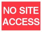 NO SITE ACCESS