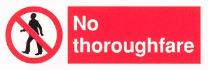 No thoroughfare
