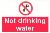 Not drinking water