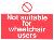 Not suitable for wheelchair users