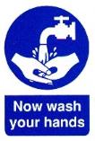 Now wash your hands