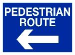 PEDESTRIAN ROUTE LEFT