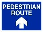 PEDESTRIAN ROUTE  UP