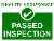 Passed Inspection