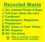 Recycled Waste Notice