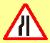 Road Narrows On Left