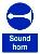 Sound horn
