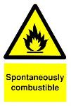 Spontaneously combustible