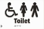Toilet Men Women Disabled B/W
