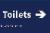 Toilets Right Braille / Tactile