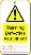 Warning Defective equipment