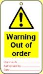Warning Out of order