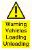 warning vehicles loading unloading