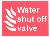 Water shut off valve