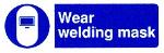 Wear welding mask