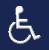 Wheelchair Tactile Symbol