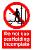 Do not use scaffolding incomplete