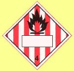 FLAMMABLE SOLID UN substance number (4)