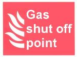 Gas shut off point